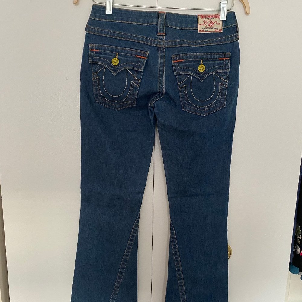 True Religion Joey Twisted Seam Flap Pocket Jeans